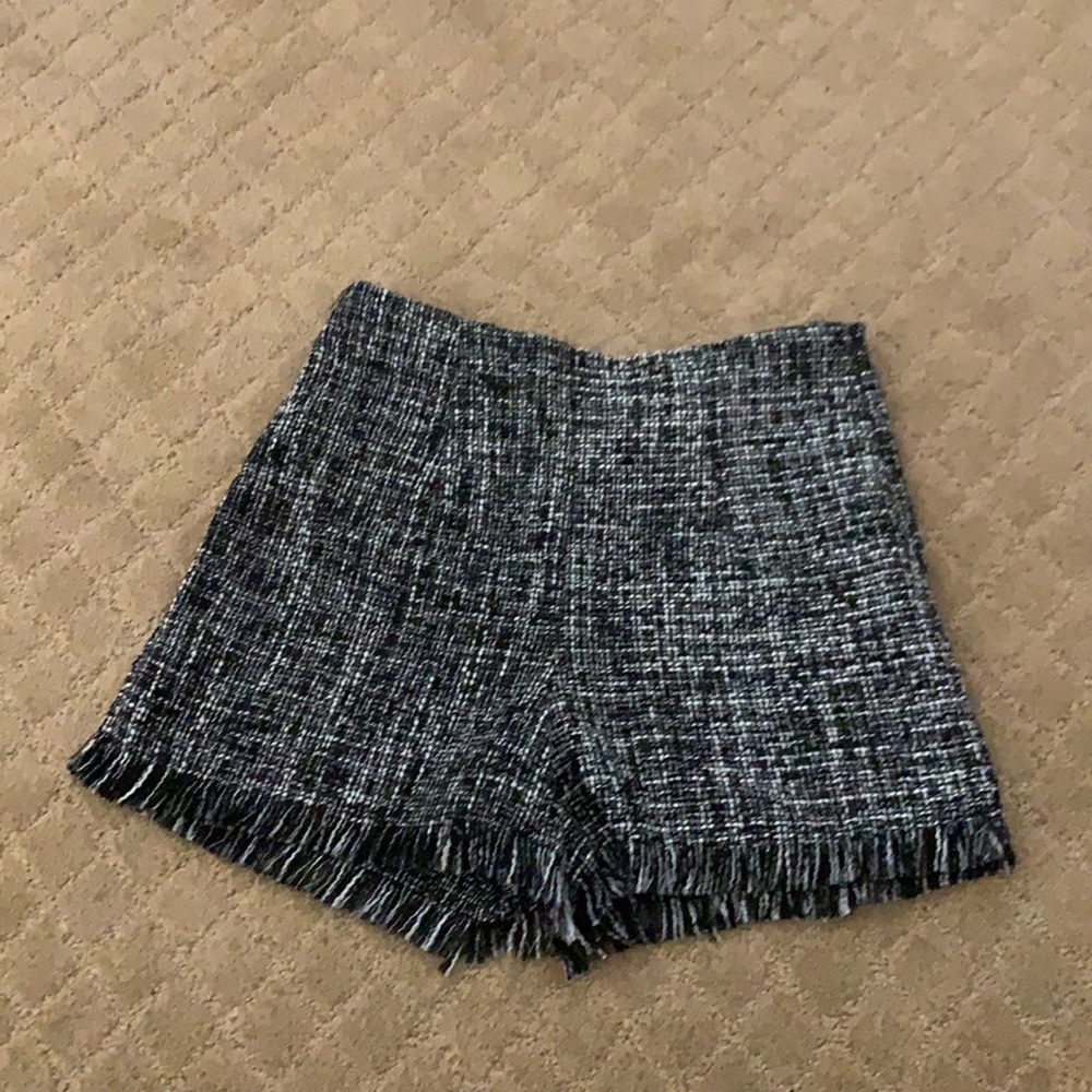 Zara tweed shorts